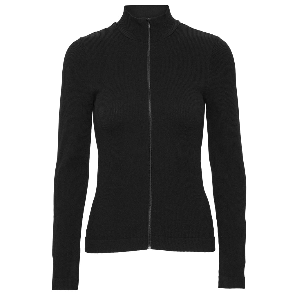 RIB BLUSE MED LYNLÅS - LEISURE