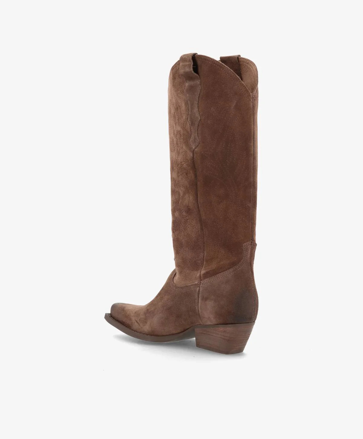 FRANKIE S- COWBOYSTØVLE MØRKE BRUN