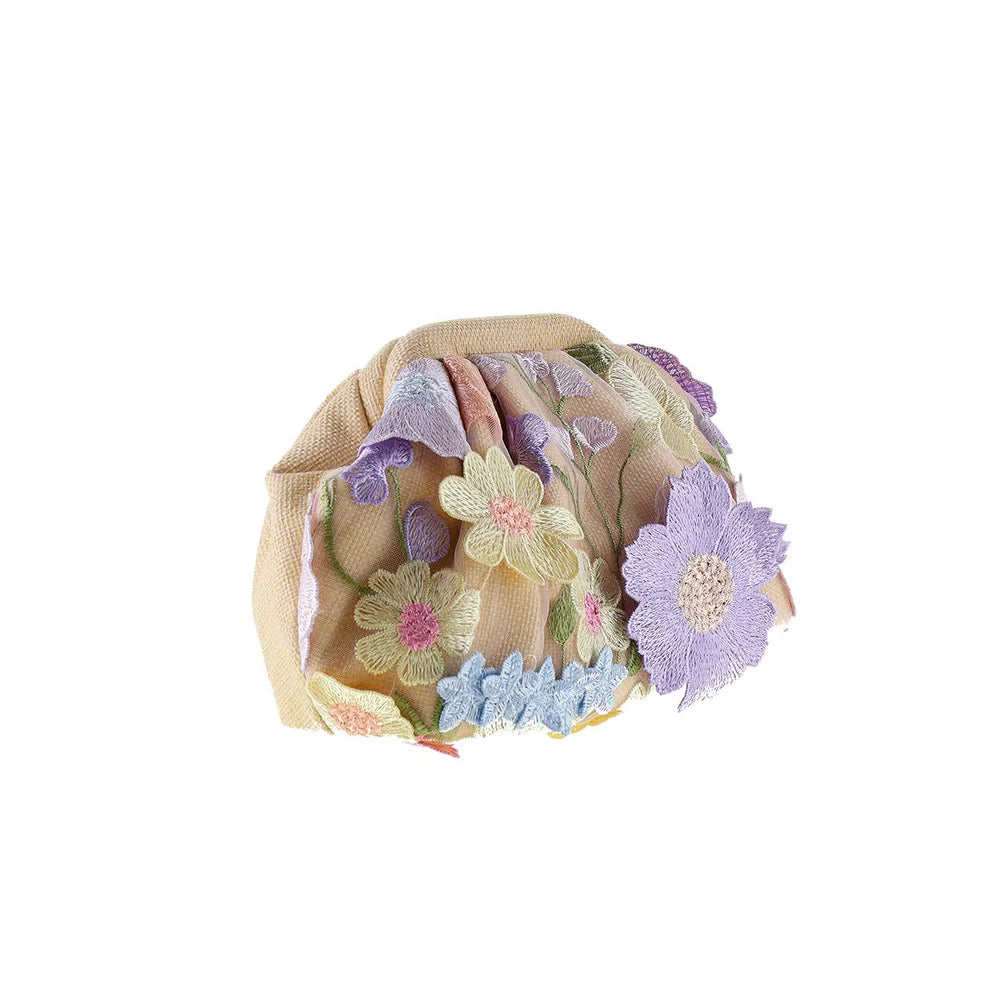 AMALIE TASKE - BEIGE/FERSKEN MULTI