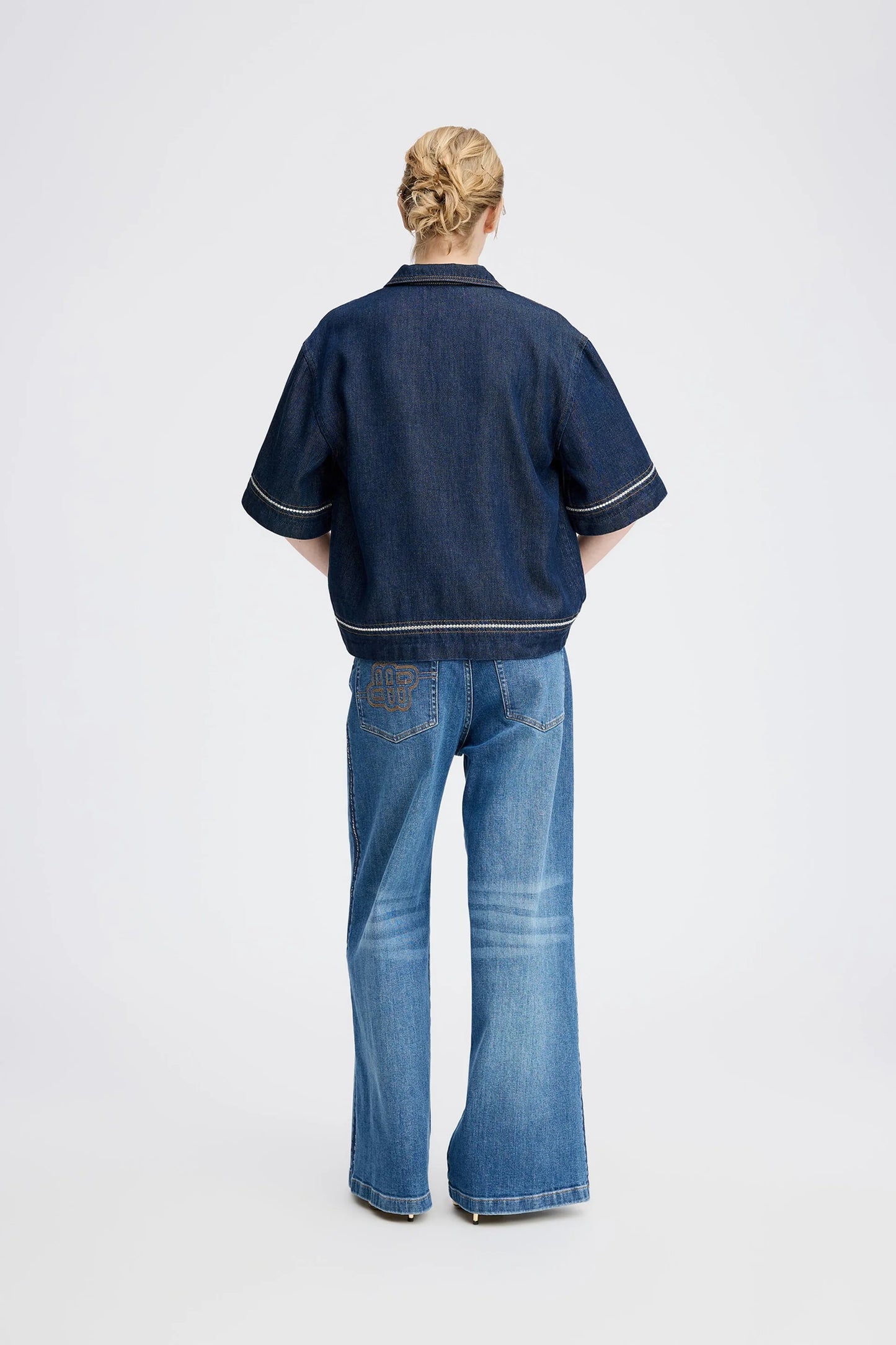 RAPPA TOP - DENIM