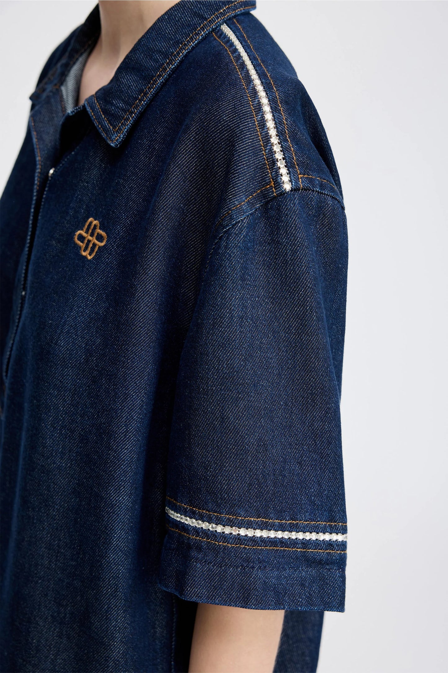 RAPPA TOP - DENIM
