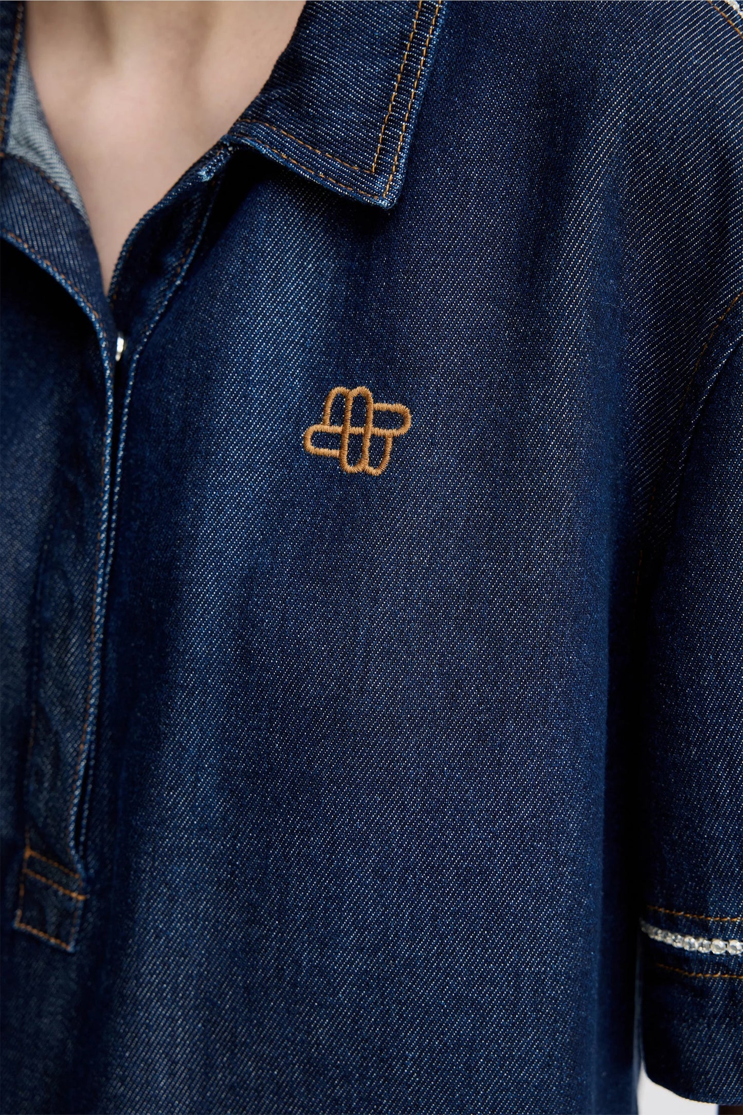 RAPPA TOP - DENIM