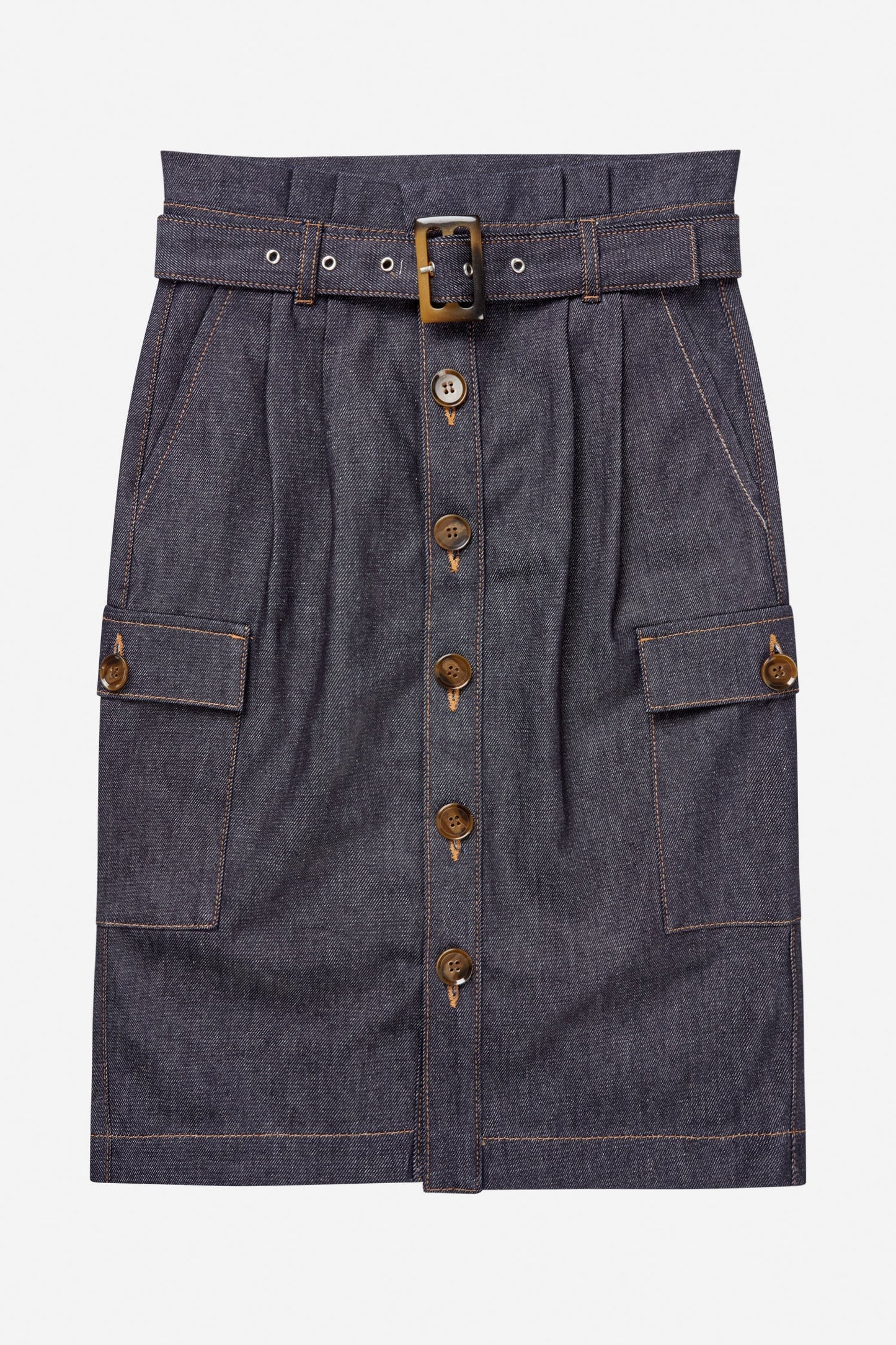 RAINA SKIRT - INDIGO