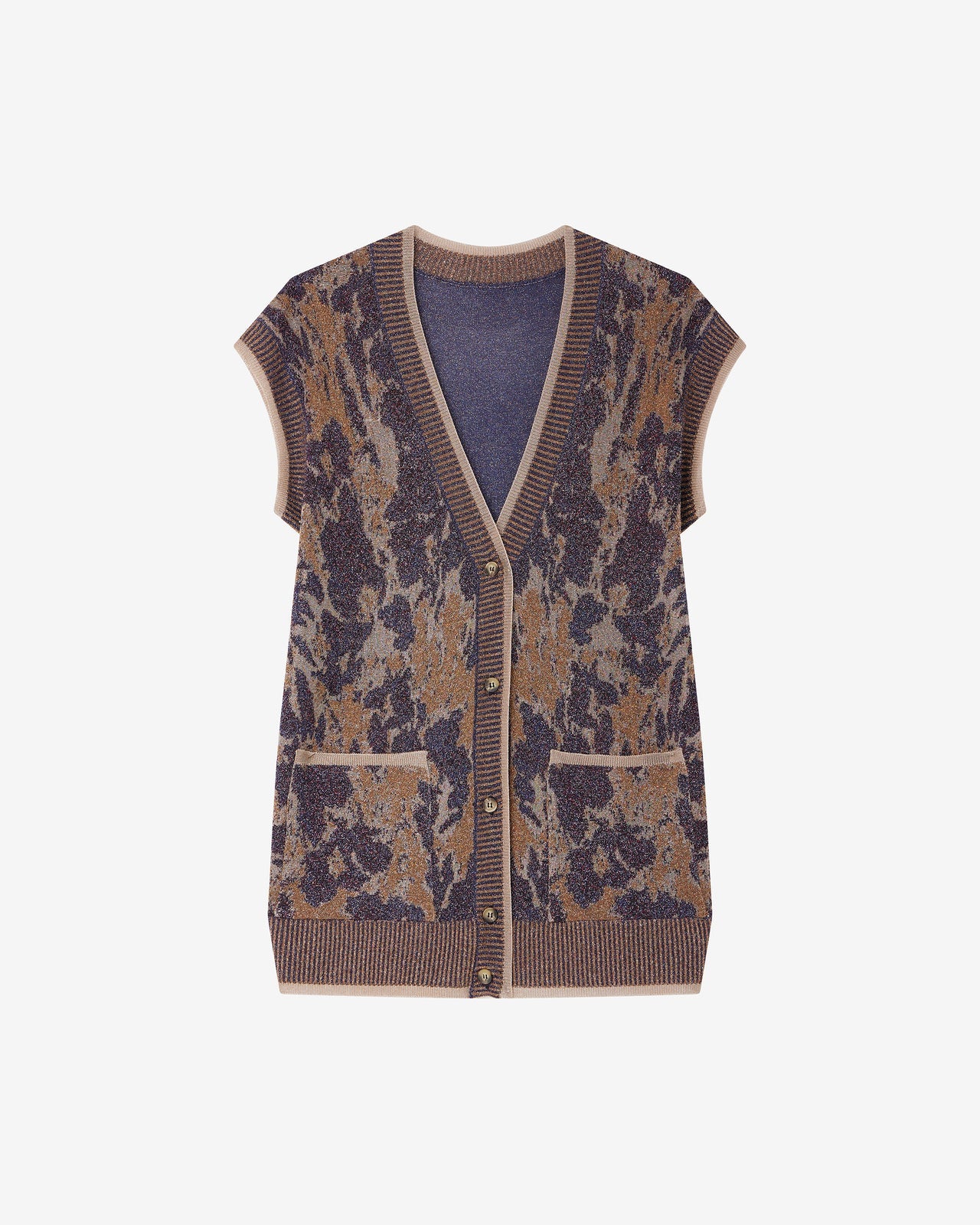 MOVI CARDIGAN/VEST - LILLA