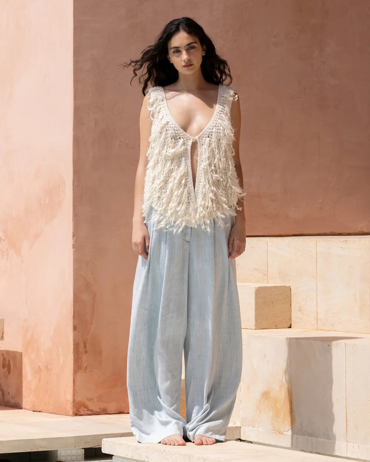 SILVET VEST - IVORY