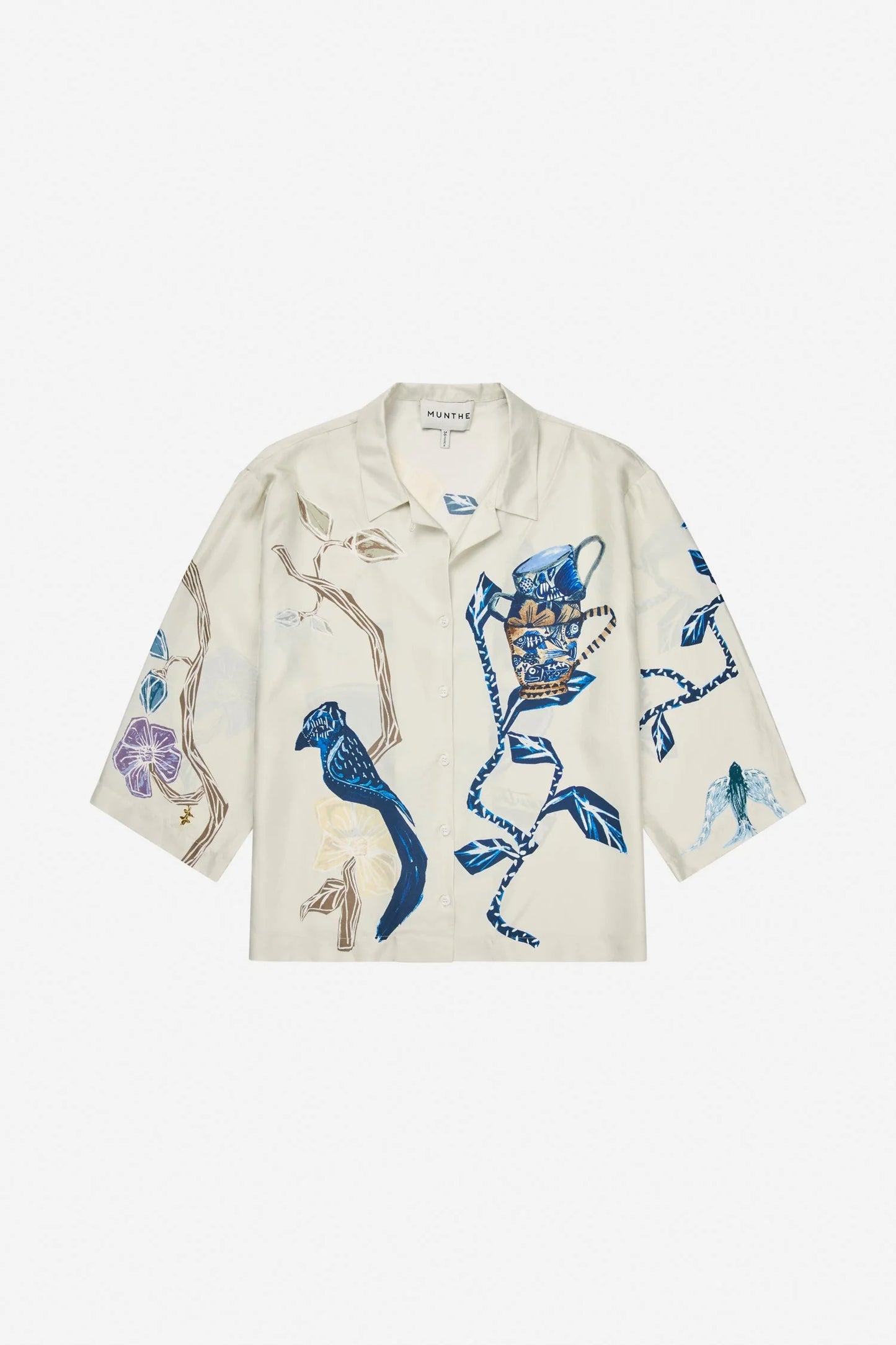 NANCIE TOP - PRINT CREME