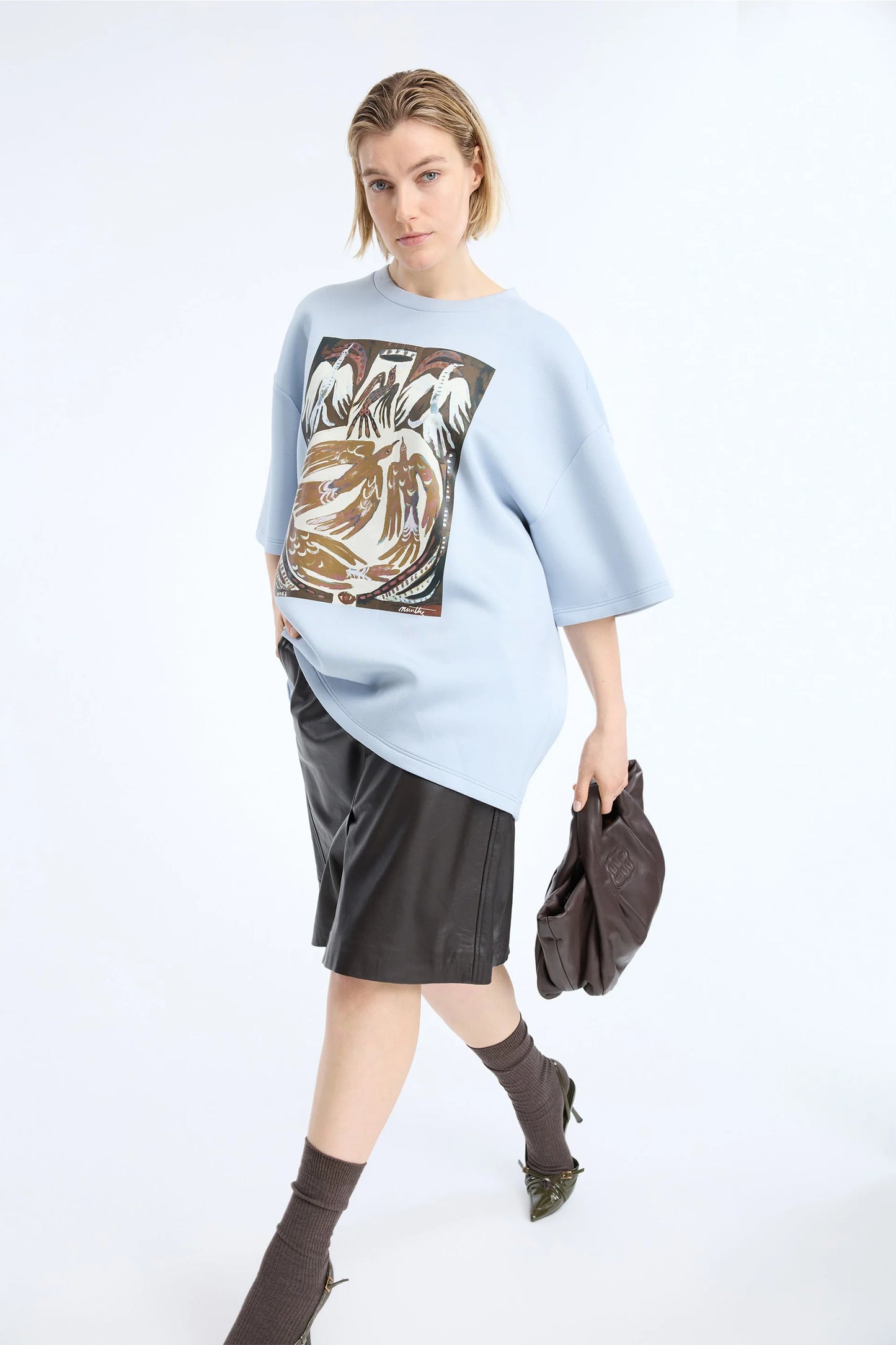 NAPLOI T-SHIRT/LIGHT BLUE