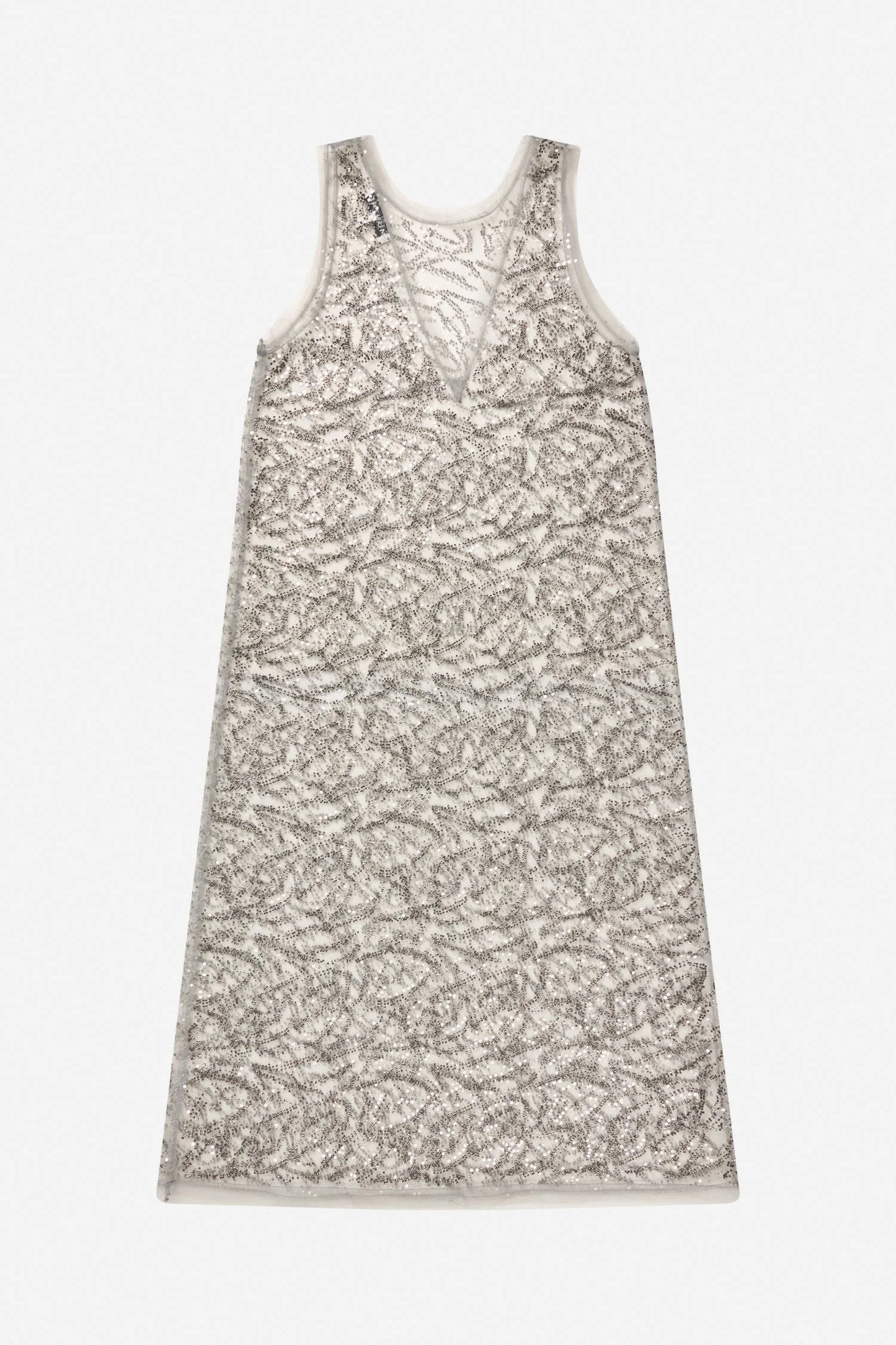 VARIKA DRESS - GUN METAL