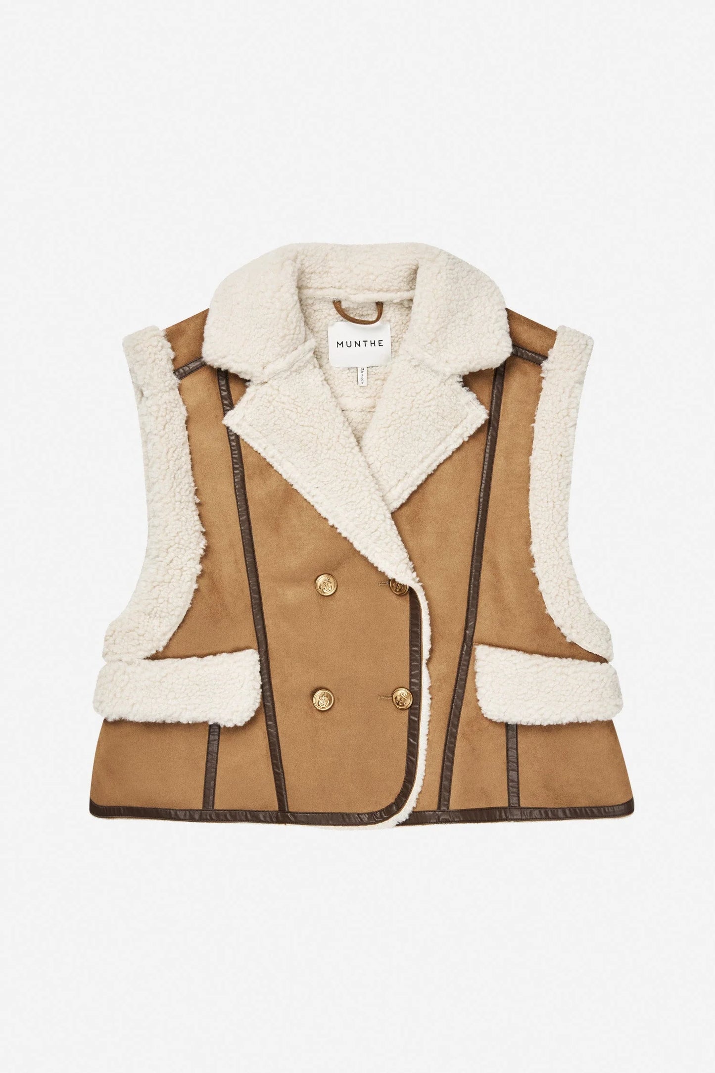 VIGOR VEST FAKE FUR - NATURE