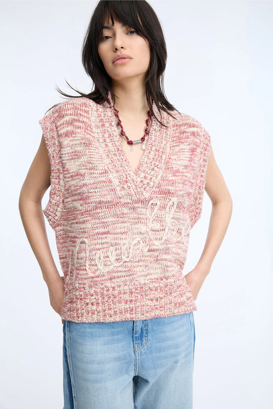 CANDIE VEST - BERRY