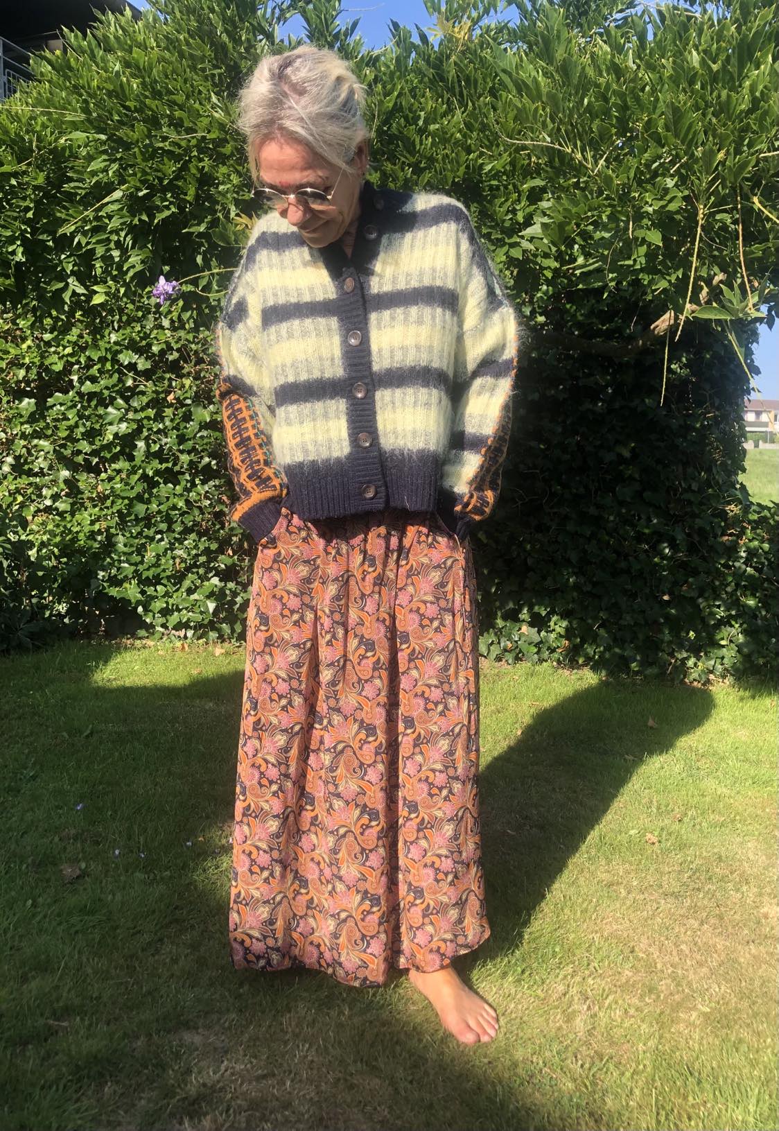 FRIDA SKIRT - MULTI PAISLEY