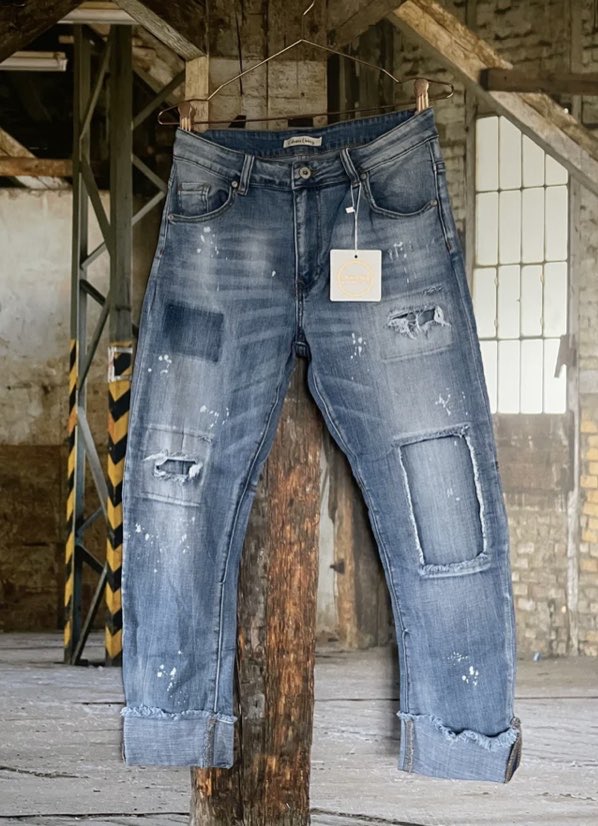 MIKKU JEANS H8116 - BLUE