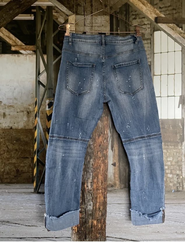 MIKKU JEANS H8116 - BLUE