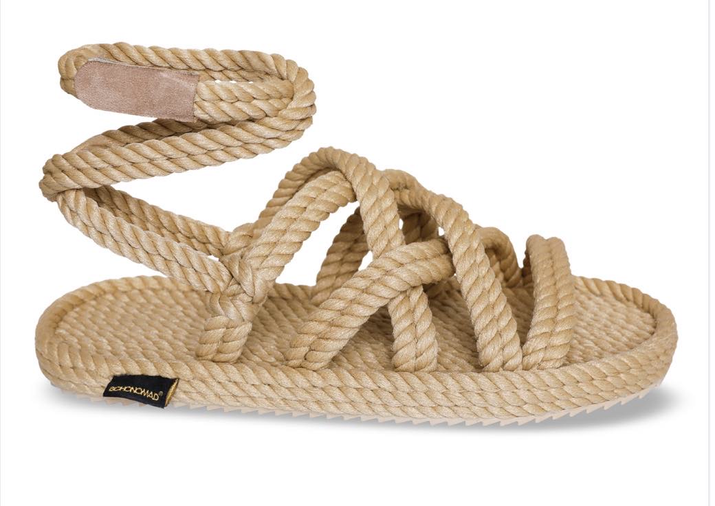 ROME WOMEN ROPE SANDAL - BEIGE