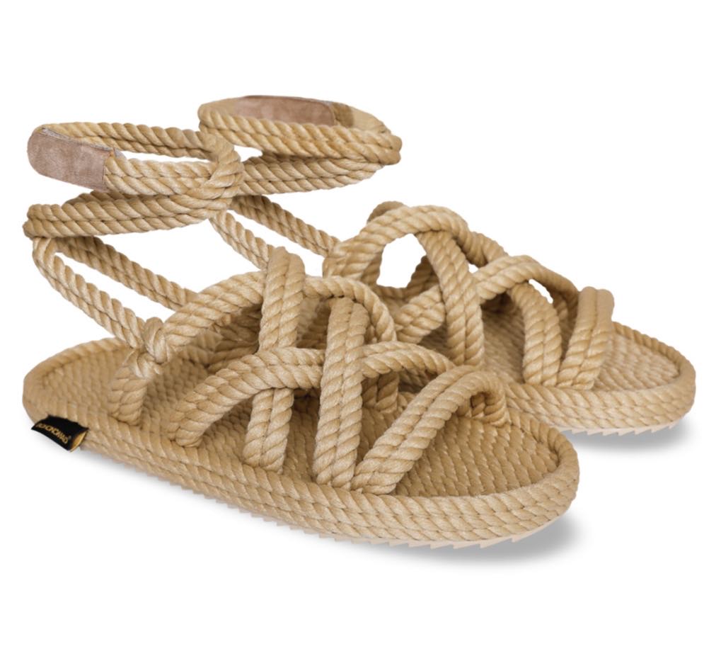 ROME WOMEN ROPE SANDAL - BEIGE