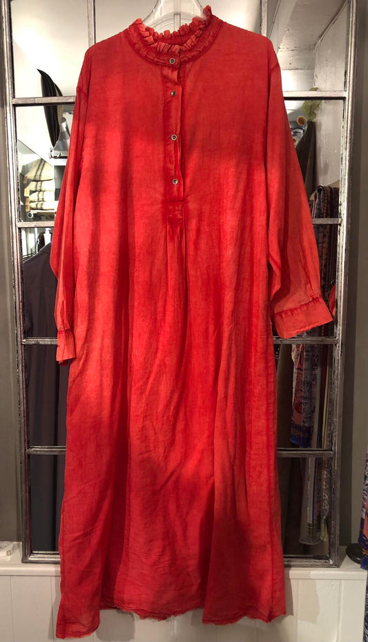 OLINE DRESS - RED 4126