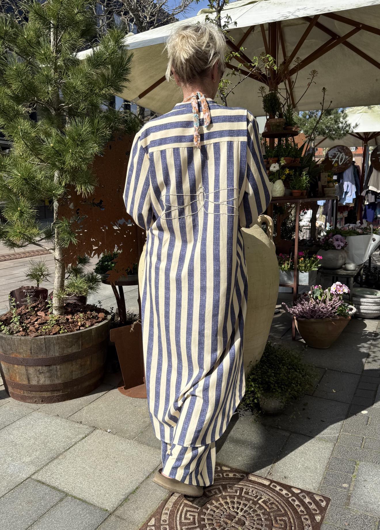 LOVE SS POPLIN - DARK BLUE