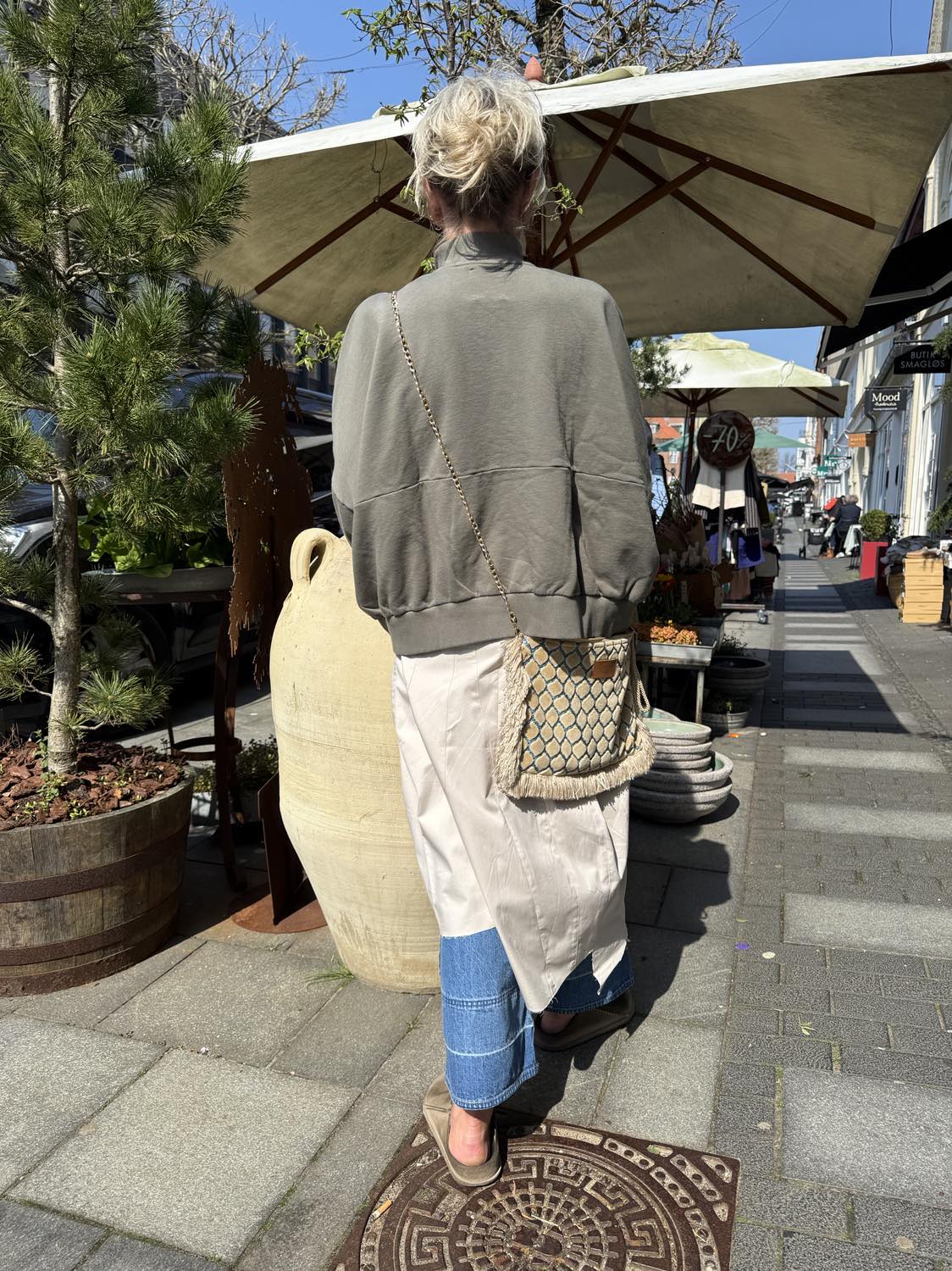SWEAT CARDIGAN - GREEN