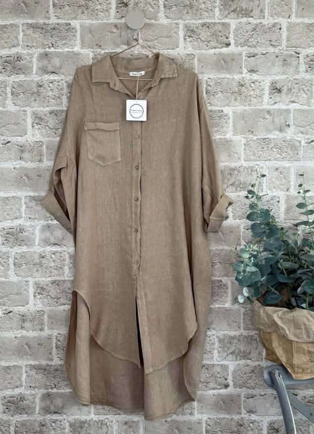 AIRA SKJORTE KJOLE - CAMELLO