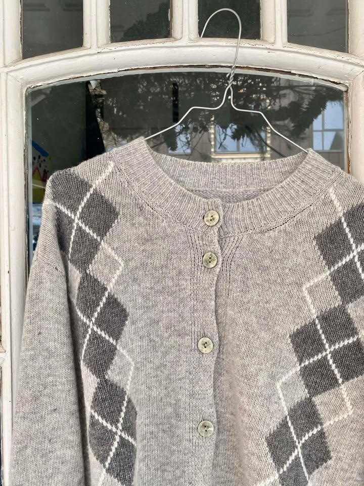 SONJA CARDIGAN TERN - LIGHT GREY MEL.