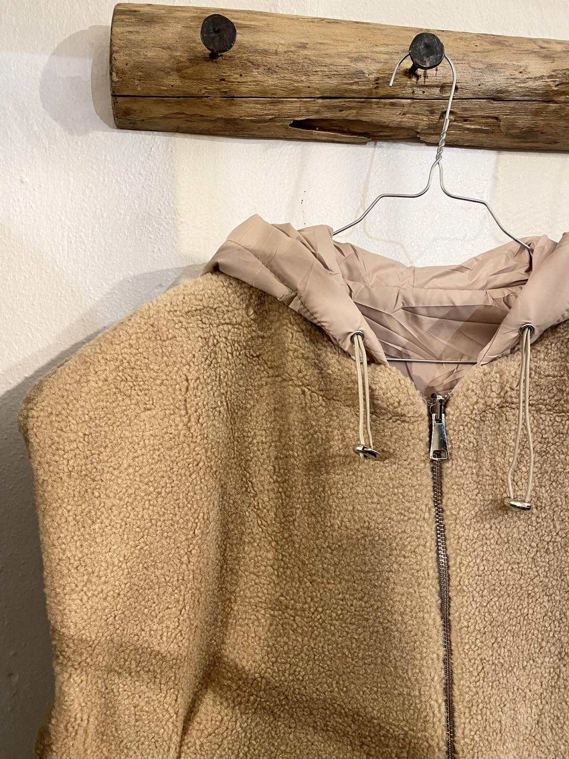 TEDDY VENDBAR VEST - 60 TAUPE