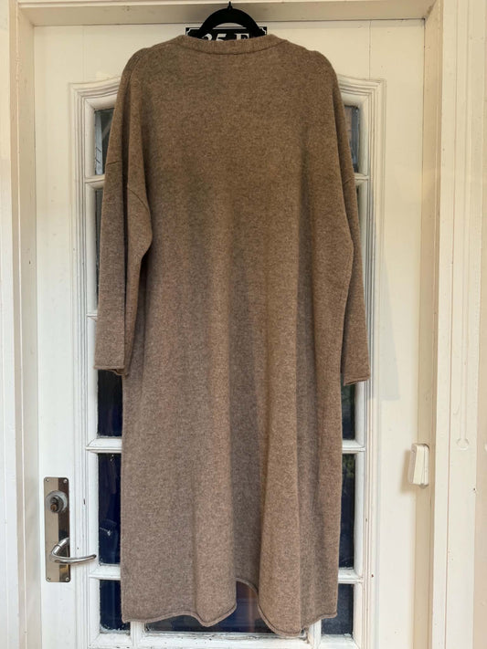 LONG CARDIGAN - BEIGE