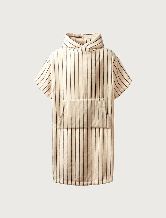 NARAM PONCHO - CREME & INK