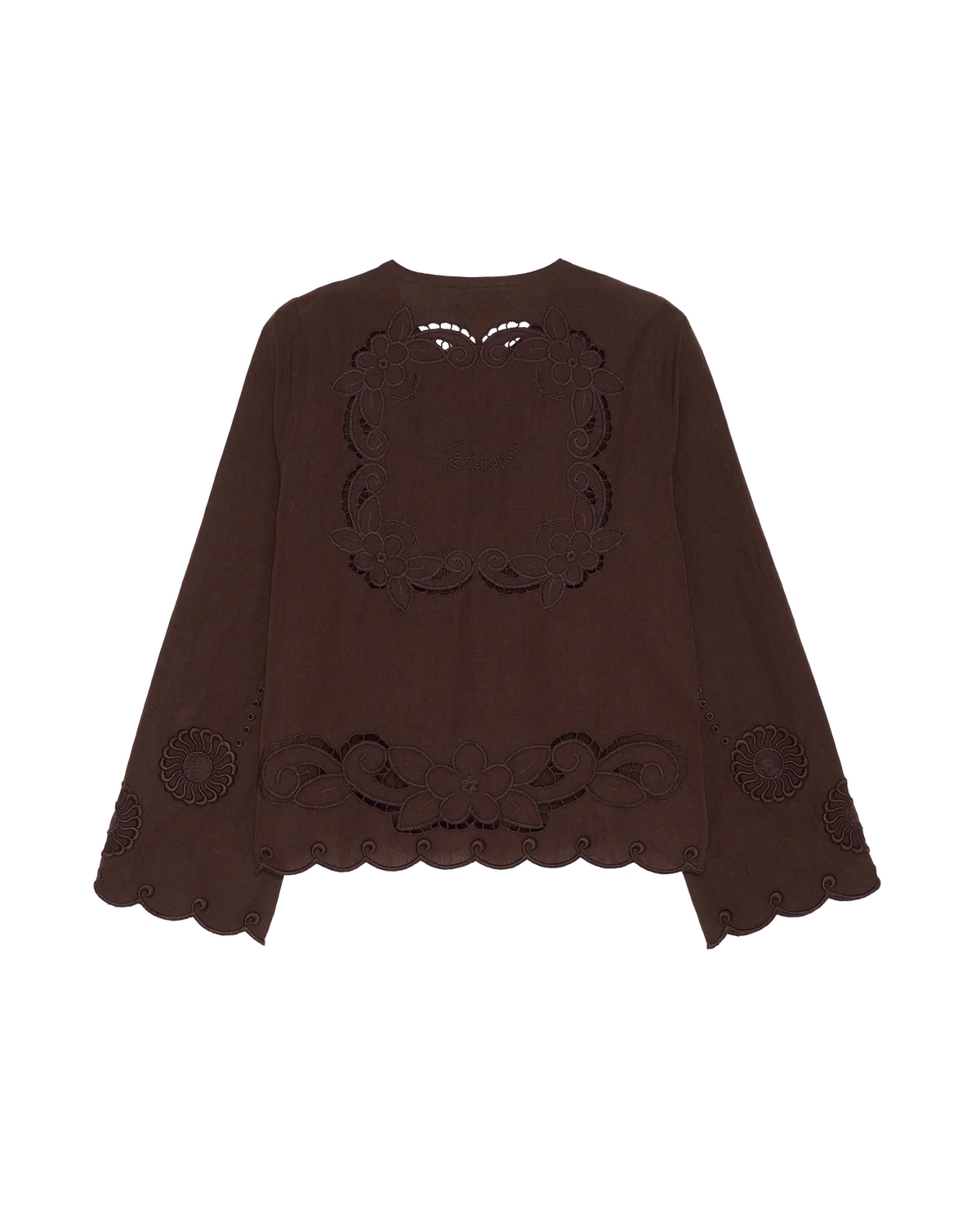 ESTER SHIRT -SEAL BROWN