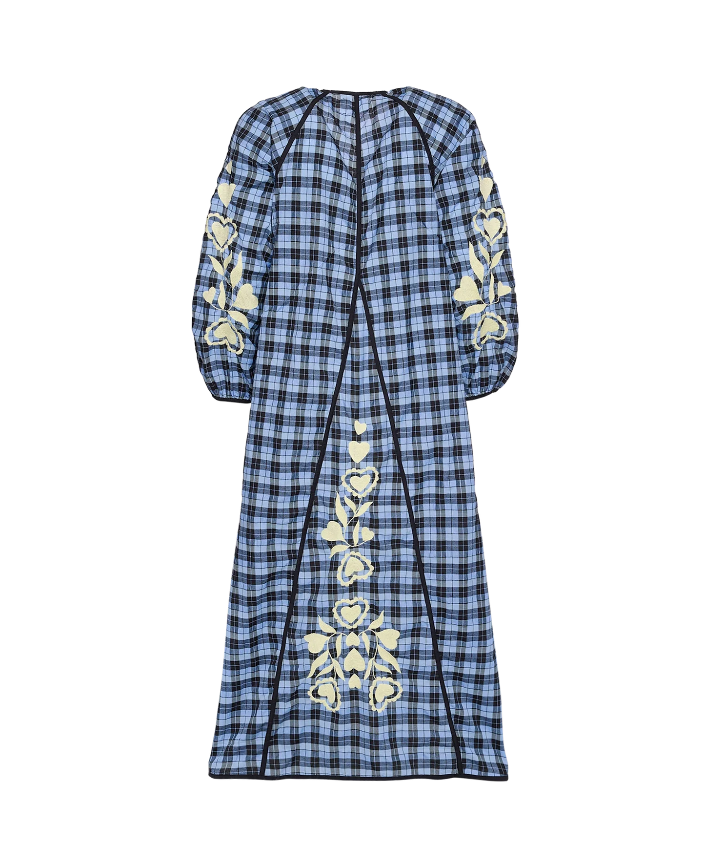 FRAN DRESS - BLUE CHECKS