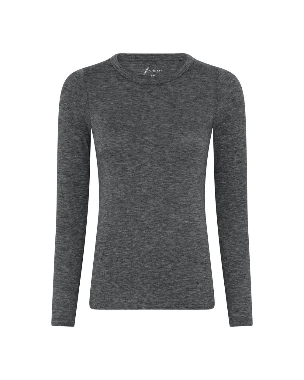 LUCCA CASHMERE TOP - GRÅ MELANGE