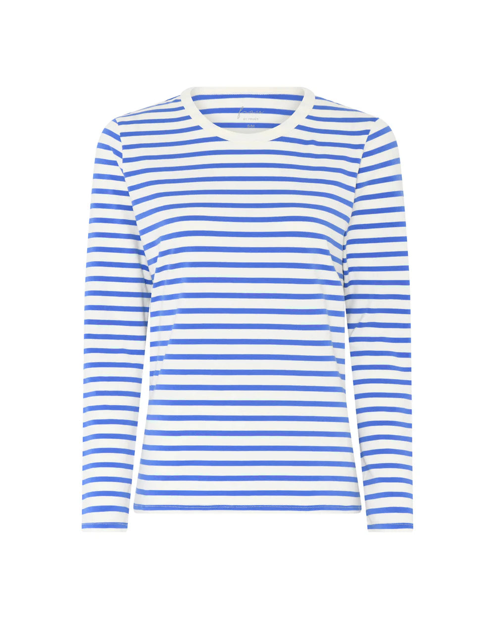 LUCCA COTTON IS TOP - BLUE STRIPE