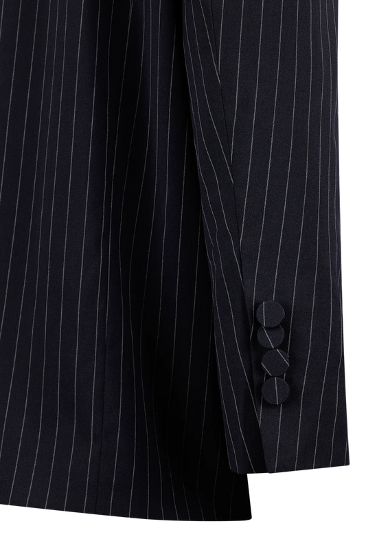 MARGARET BLAZER - DARK NAVY PINSTRIPE