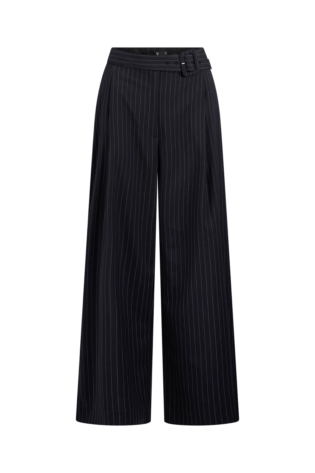 MARGARET PANTS - DARK NAVY PINSTRIPE