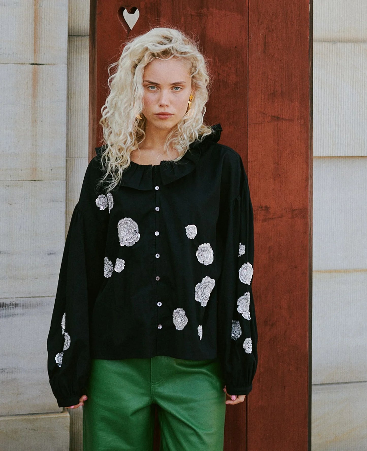 MILDRED SHIRT - BLACK