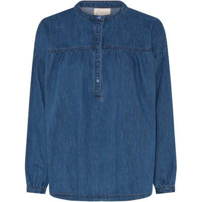 DENIM SKJORTE MEDIUM BLUE - PARIS