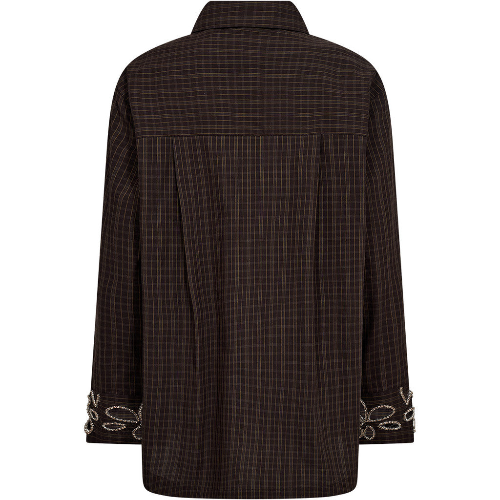 PD-DELILAH CHECK SHIRT - MIDNIGHT
