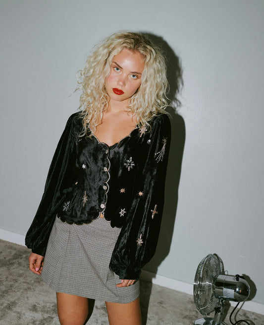 PHOEBE TOP - BLACK