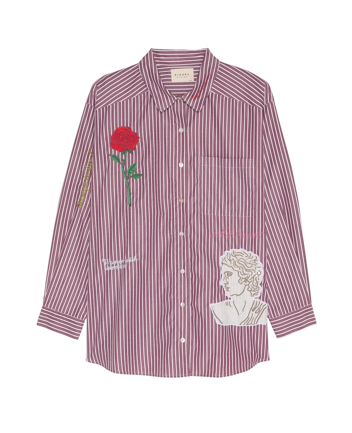 PLI SHIRT - PURPLE STRIPES