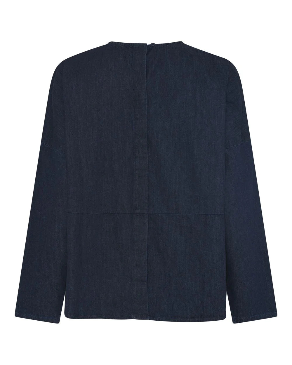 ROMEO DENIM TOP - DARK BLUE
