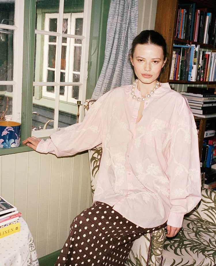 ROSE SHIRT -SOFT ROSE