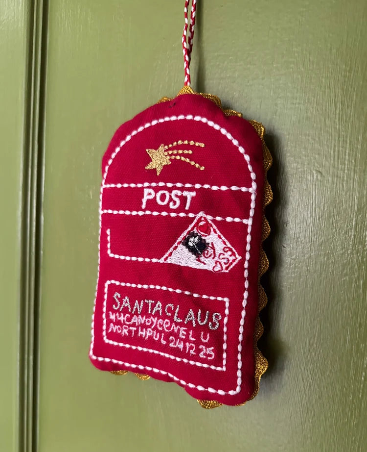 SANTA S MAILBOX ORNAMENT