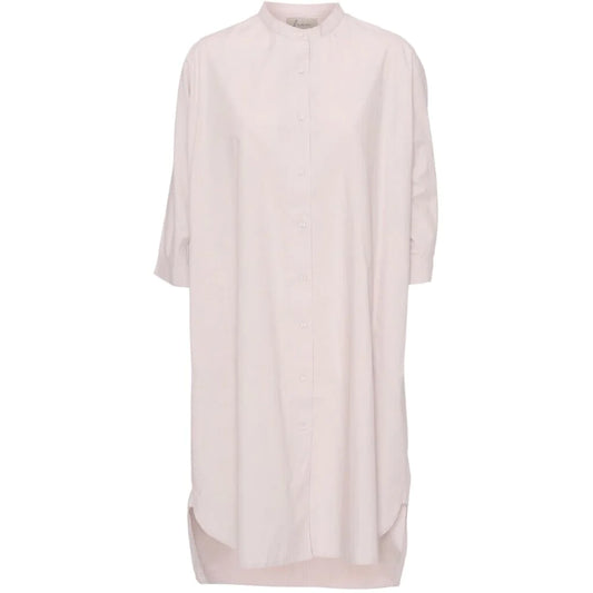 SEOUL LANG SKJORTE - SOFT PINK