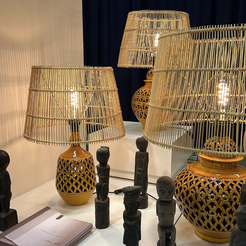 RATTAN LAMPE SKÆRM Ø40 CM