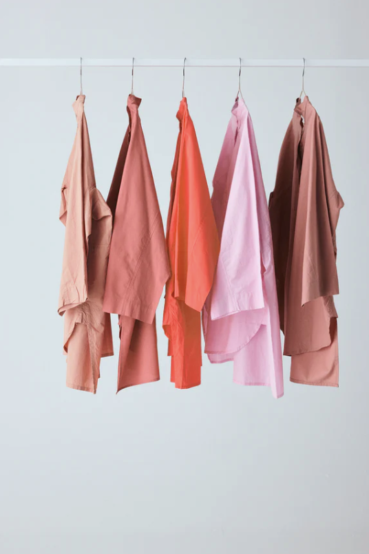 BARI VISCOSE SHIRT - ROSE BROWN