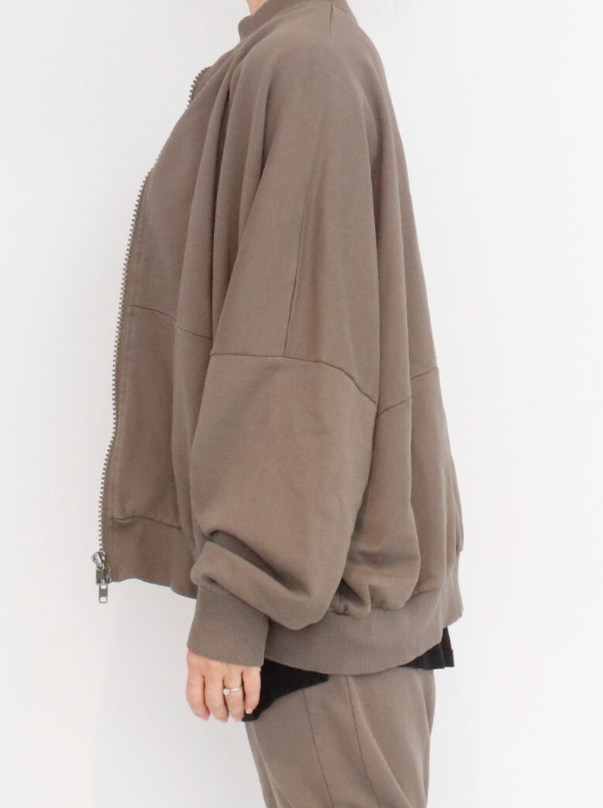 SWEAT CARDIGAN - GREEN