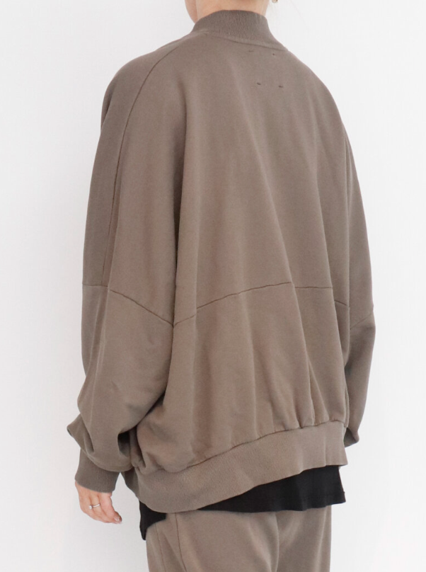 SWEAT CARDIGAN - GREEN