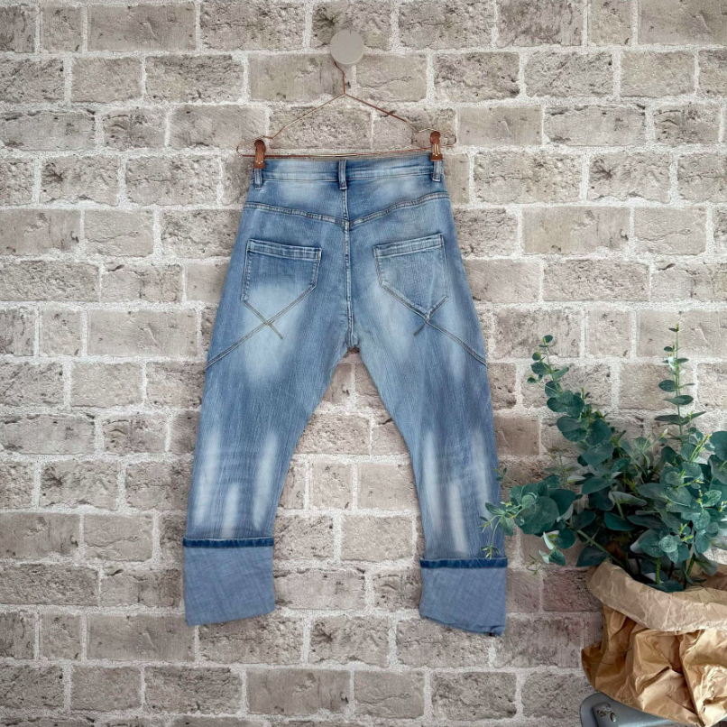 FRET BUKSER 1204 - DENIM