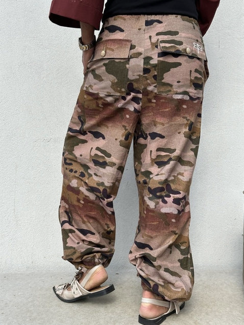 MILAN CARGO PANTS - CAMOUFLAGE