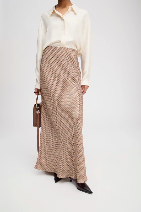 BARDOT SKIRT - MOCCA