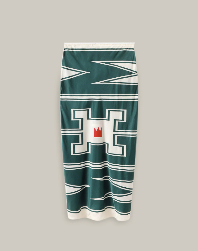 BLAKELY SPORTY JADE SLIP SKIRT